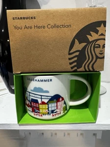 Starbucks Lillehammer Norway 14 Oz Mug You Are Here Series YAH - RARE - NEU - Bild 1 von 6
