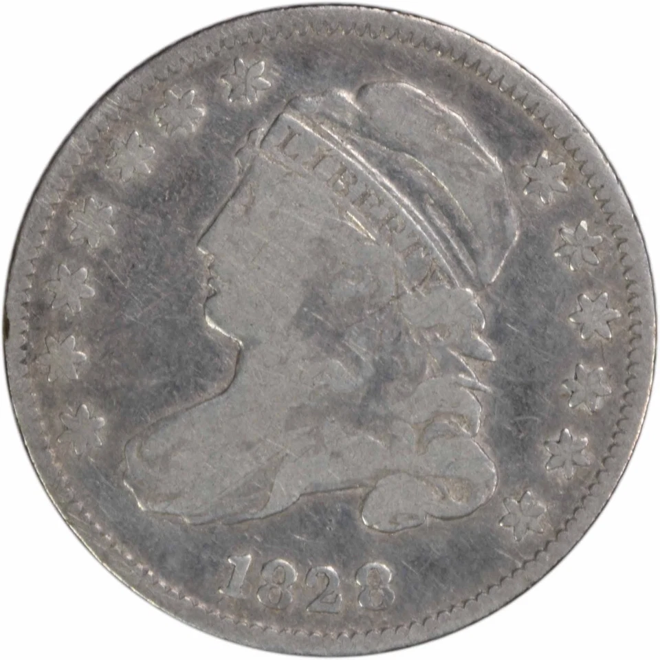 1828 Bust Silver Dime Small Date F Uncertified #903 - Image 1 of 2