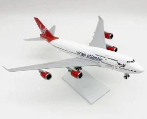 Tren de aterrizaje de avión Virgin Atlantic BOEING 747-400 30 CM Modelo de avión de resina - Imagen 1 de 5