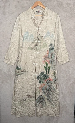 VTG Ethos Silk  Kimono Duster Japanese Medium - Image 1 of 4