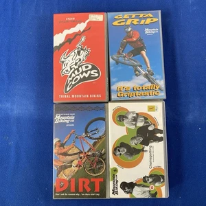 4 x Mountain Bike VHS Cassette Tapes - Picture 1 of 6