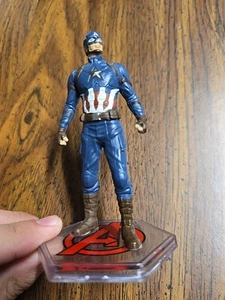 Marvel Avengers Endgame Captain America Cake Topper 3.5in. PVC Figure - Picture 1 of 5