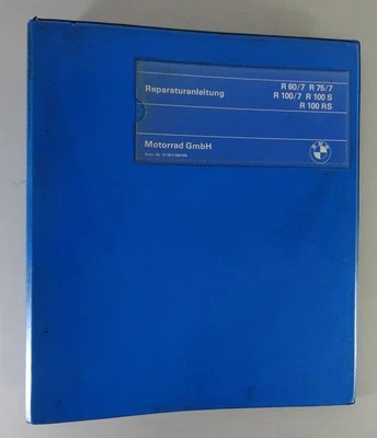 Manual De Taller BMW R 60/7 R 75/7 R 100/7 R 100 S / R 100 RS Estado 08/1976 - Imagen 1 de 4