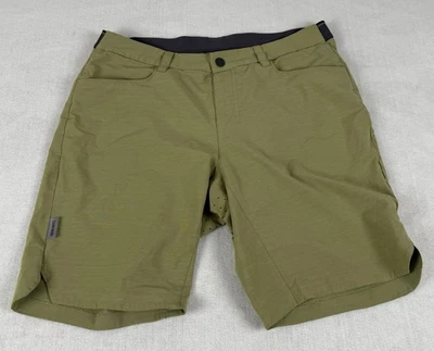 Pantalones Cortos de Ciclismo Club Ride Para Hombre Grandes Verde Helecho 9" Rendimiento MTB Foto 1 de 4