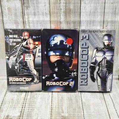 Robocop 1, 2 and 3 VHS 1993 Trilogy Vintage - Image 1 of 4