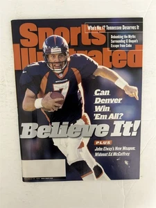 1998 Sports Illustrated Denver Broncos JOHN ELWAY Believe It! TENNESSEE VOLS #1 - Picture 1 of 1