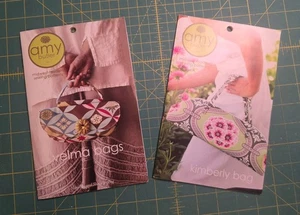 TWO Amy Bulter Bag Patterns - New & Uncut - Velma Bags & Kimberly Bag - Picture 1 of 1