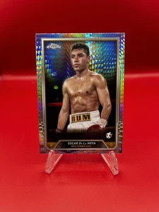 Oscar De La Hoya Prism Refractor 2024 Topps Chrome Boxen Welterweight - Bild 1 von 2