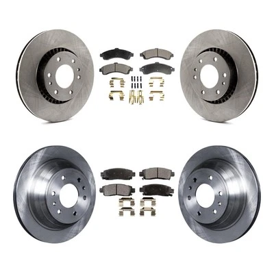 Quiet Ceramic Brake Rotors for Chevrolet Trailblazer 2003-2004 oe7 Front Rear - Image 1 of 4