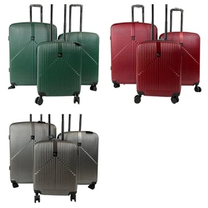 Durable ABS Luggage with Spinner Wheels Cabin, Medium & Large Suitcases - Picture 1 of 13