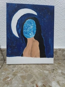 Cuadro pintado a mano sobre lienzo - Imagen 1 de 3