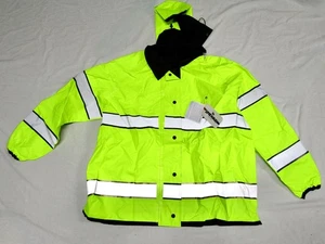 Spiewak S308VR Vizguard Short Reversible Rain Jacket - Size XL - New w/ Tag - Picture 1 of 7