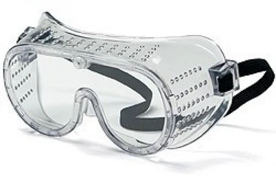 MCR Crews 2225R Safety Goggle Clear Lens Anti-Fog Perforated Rubber Strap 1 Ea - Image 1 of 3