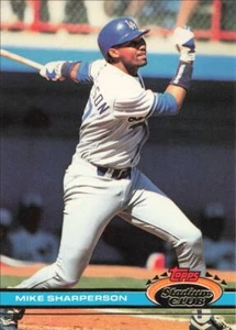 1991 Topps Stadium Club Mike Sharperson Los Angeles Dodgers #541 - Picture 1 of 2