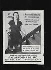 F.G. Arwood & Company Stairlift 1953 Old Vintage Print Ad