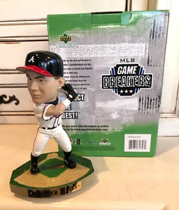 #587/2000 ~ Chipper Jones 2004 Atlanta Braves Statue Figure MLB GAME BREAKERS - Picture 1 of 4