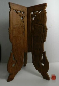 ZENbx FOLDING TRIPOD STAND FOR SMALL TRAY, PLATE 14 3/4" HIGH, INDIA - Picture 1 of 7