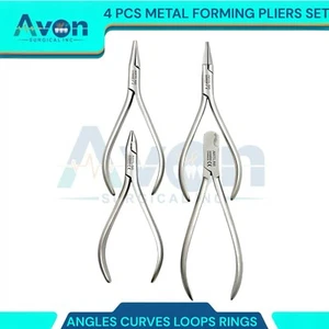 Metal Forming Wire Bending Pliers, Hobby & Crafts, Loops, Curves - 4pcs Lot - Picture 1 of 8