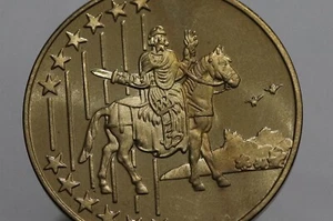 🧠🇨🇿 MEDAGLIA EURO CECHIA 2004 40mm OTTONE B59 #K137 - Foto 1 di 3