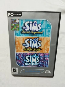 PC COMPUTER THE SIMS EXPANSION PACK CUCCIOLI CHE PASSIONE SUPERSTAR HOUSE PARTY - Foto 1 di 12