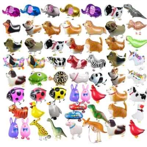 Walking Pet Balloon Animal Airwalker Foil Balloon Helium Kids Fun Parties Toys - Picture 1 of 58