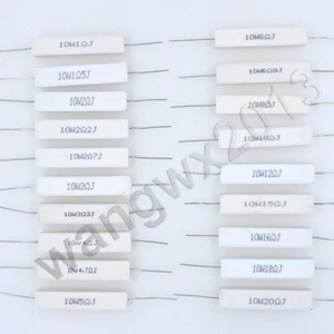 1x 1-20Ohm 10W Alta Frecuencia Altavoz Divisor Crossover Cemento Resistencia - Imagen 1 de 7