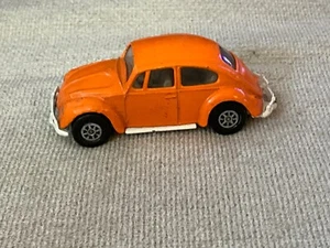 Vintage 70s CORGI Toys Diecast WHIZZWHEELS Volkswagen VW 1200 Saloon Orange Bug - Picture 1 of 6