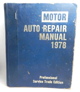 MOTOR Auto Repair Shop Manual 1978 Professional Service Trade Edition 41 Edition - Picture 1 of 7