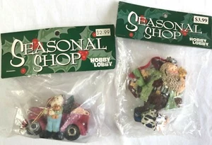 Hobby Lobby Seasonal Shop Ornaments Santa as Doctor & Santa  w/ Truck NEW A2 - Picture 1 of 9