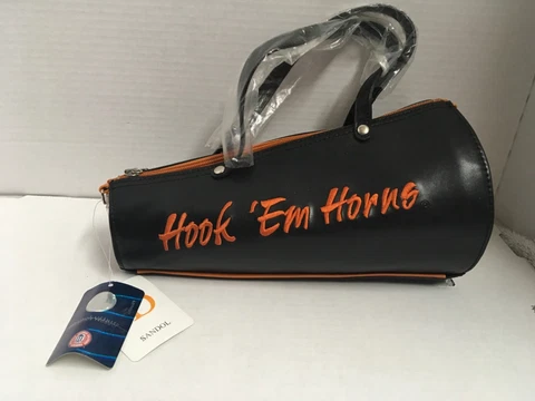 NEW**Megaphone Texas Longhorn Cheerleader Purse/Handbag**Hook ‘Em Horns** Cover