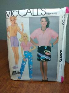 McCalls 8570 Nähmuster Misses Top Rock Hose Shorts Gr. 14 Büste 36 Neu aus altem Lagerbestand ungeschnitten - Bild 1 von 10