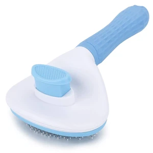 Self-Cleaning Slicker Brush Comb - Best Pet Cat Dog Grooming Long Short Hair - S - Picture 1 of 5