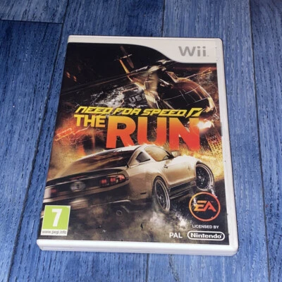 Need for Speed: The Run (Nintendo Wii, 2011) with Manual - Image 1 of 2