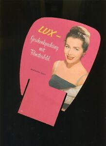 Tylna ściana do "Niemy sprzedawca" do mydła LUX SUNLIGHT Reklama 1951 Marianne Koch