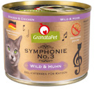 GranataPet  Symphonie Nr 3 - Wild & Huhn - 6 x 200g  (14,16 EUR/kg)