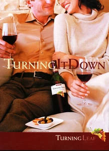 TURNING LEAF WINE AD #12 RARE 2004 OOP  - Picture 1 of 2