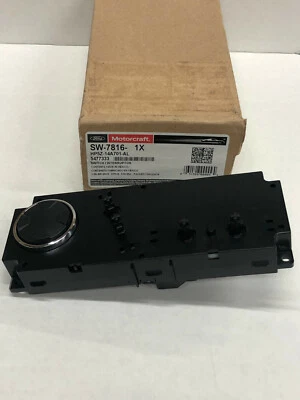 Interruptor de asiento eléctrico del lado del pasajero delantero MOTORCRAFT SW-7816 PARA 17-20 LINCOLN MKZ Foto 1 de 4