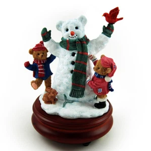Thread Bears - Figura musical Frost the Snowman with Cub Playmates - MBA Reg $95 - Imagen 1 de 2
