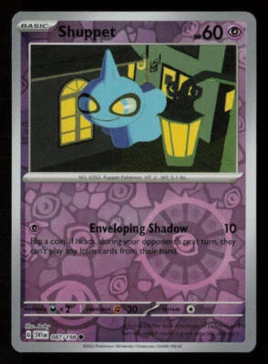 Shuppet SV01: Scarlet & Violet Base Set #087/198 Reverse Holo Common Pokemon - Image 1 of 2