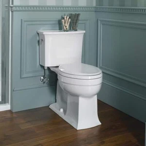 KOHLER Toilet Seat Cachet Anitmicrobial Elongated Closed Front in White (2-Pack) - Picture 1 of 5