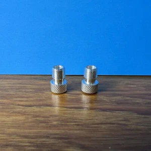 2 PUMP ADAPTER PRESTA INNOVATIONS ALUMINUM THREAD-ON STYLE (THEADED INTERIOR) - Picture 1 of 4