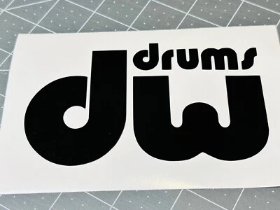 DW Drum Workshop Vinyl Decal - MANY Sizes/Colors FREE Ship