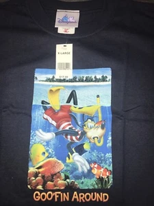 Goofin Around Snorkling Disney T Shirt Youth XL Disneyland Resort NWT 1K - Picture 1 of 6