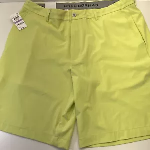 NEU HERREN GREG NORMAN FLACHE VORDERSEITE STRETCH SHORTS, Größe 38 - Bild 1 von 9