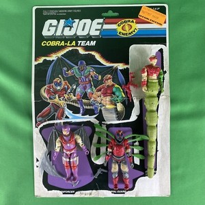Cobra La Team v1 1987 NM Gi Joe File Card Golobulus Nemesis Enforcer Royal Guard