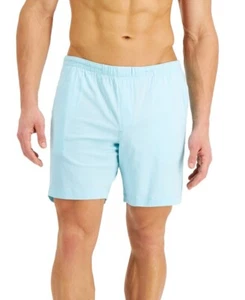 Alfani Men's Quick-Dry Pajama Shorts Light Blue Small - NWT - Picture 1 of 5