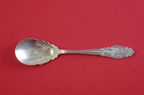 Gothic by Dominick and Haff Sterling Silver Ice Cream Spoon GW Fancy Bowl 5 1/2" Cover