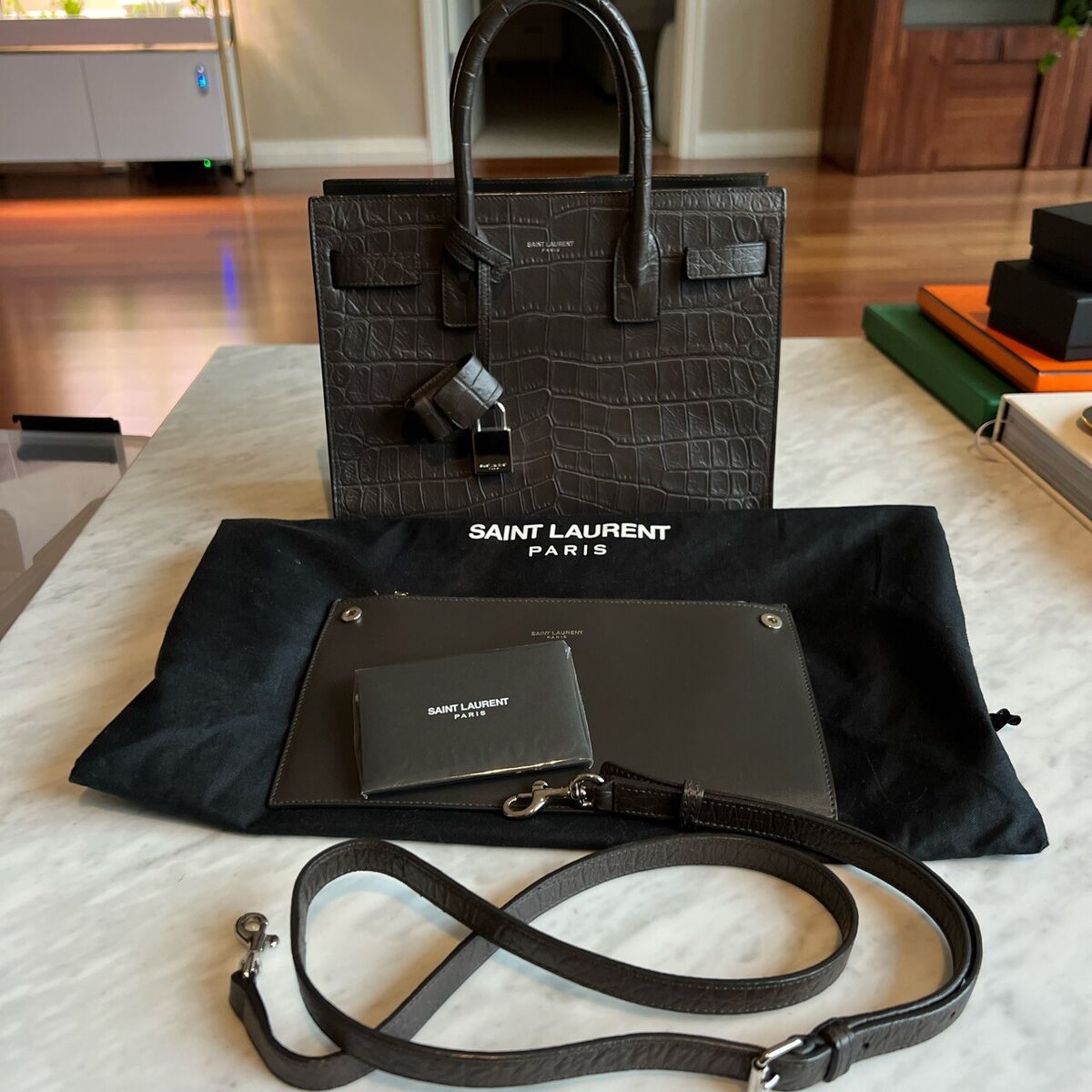 Saint Laurent Sac de Jour Leather Exterior Small Bags Saint Laurent Sac de Jour Leather Exterior Small Bags