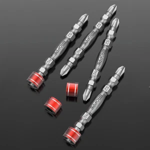 Double Head Cross Magnetic Electric Drill Screwdriver Bits Header S2 Alloy Steel - Picture 1 of 17