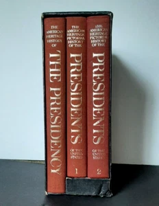 The American Heritage Pictorial History of the Presidents 1968 Box set of 3 - Picture 1 of 21